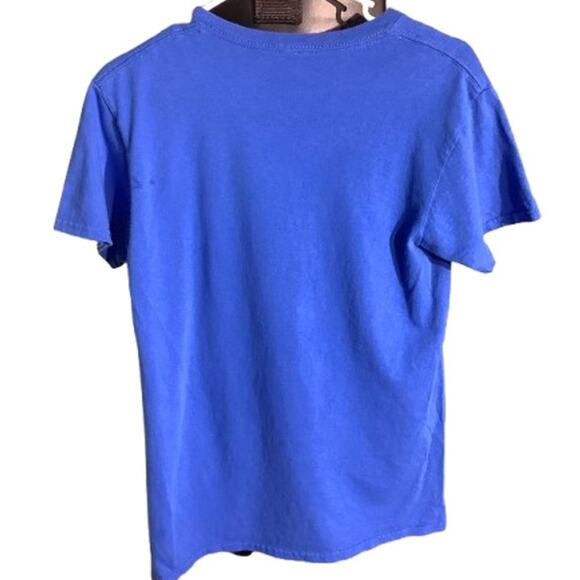 Super Mario Nintendo Graphic T-Shirt Blue Kids Small — Casual, Bowser, Gaming - Picture 2 of 7